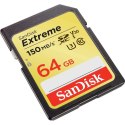 SanDisk Karta pamięci Extreme SDXC 64GB 150/60 MB/s V30 UHS-I U3