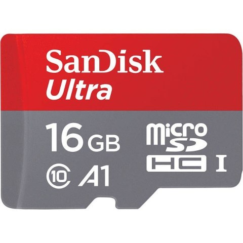 SanDisk Ultra microSDHC 16GB 98MB/s A1 + Adapter SD