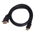 TB Kabel HDMI - DVI 3m. 24+1,pozlacany