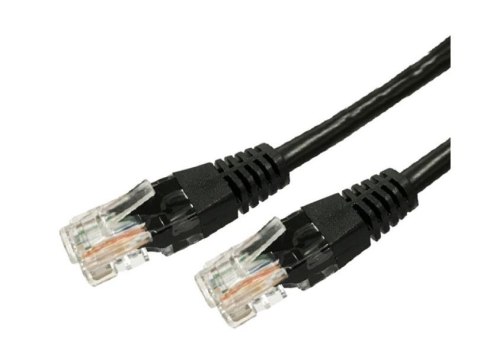 TB Kabel Patchcord kat.5e RJ45 UTP 0,5m. czarny - paczka 10 sztuk