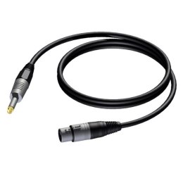 PROCAB Kabel 6.3 mm złącze męskie mono - XLR żeński, 3 m