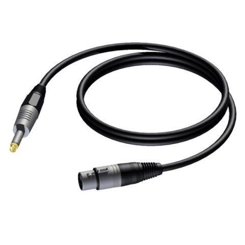 PROCAB Kabel 6.3 mm złącze męskie mono - XLR żeńskie 5 m