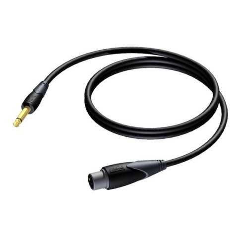 PROCAB Kabel 6,3mm Jack Męski - XLR Żeński 5 m