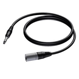 PROCAB Kabel XLR męski - złącze męskie stereo 6.3 mm 5m