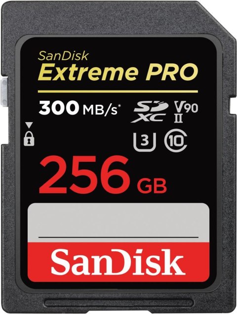 SANDISK KARTA SANDISK EXTREME PRO SDXC 256GB - 300MB/s V90 UHS-II