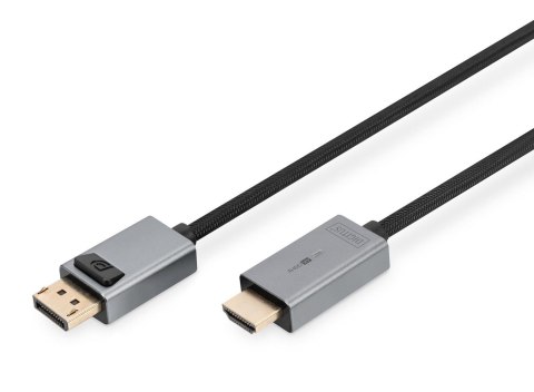 Digitus Kabel adapter DIGITUS DisplayPort - HDMI 4K 30Hz DP/HDMI M/M 1m