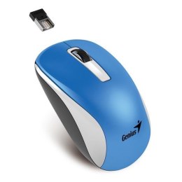 Genius Mysz bezprzewodowa Genius NX-7010 Metalic Blue, sensor Blue-Eye SmartGenius