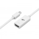 TB Adapter Mini DisplayPort M - HDMI F biały