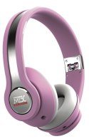 MTX Słuchawki iX1 PINK - Hi-Fi z redukcją szumów i bogatym basem, pilot do Apple, różowe