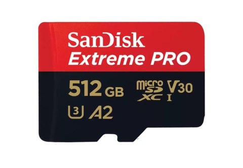 SanDisk Karta Extreme Pro microSDXC 512GB 200/140 MB/s A2 V30 U3