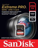 SanDisk Karta pamięci Extreme Pro SDXC 256GB 200/140 MB/s V30 UHS-I