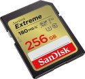 SanDisk Karta pamięci Extreme SDXC 256GB 180/130 MB/s V30 UHS-I