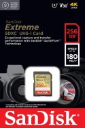 SanDisk Karta pamięci Extreme SDXC 256GB 180/130 MB/s V30 UHS-I