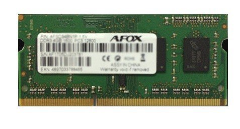 AFOX Pamięć SO-DIMM DDR3 4G 1333Mhz Micron Chip LV 1,35V