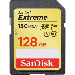 SanDisk Karta pamięci SDXC SanDisk EXTREME 128GB 150/70 MB/s V30 UHS-I U3