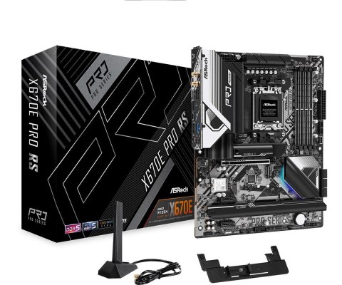 ASRock Płyta główna X670E PRO RS AM5 4DDR5 HDMI/DP M.2 EATX