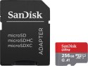 SanDisk Ultra microSDXC 256GB 150MB/s A1 + Adapter SD