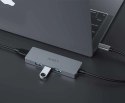 AUKEY CB-C62 aluminiowy HUB USB-C | Ultra Slim | 4w1 | 4xUSB 3.1