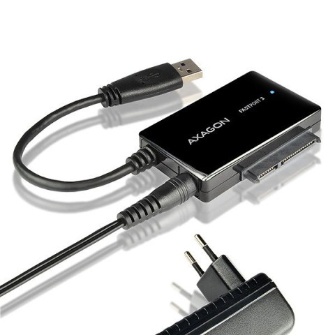 AXAGON Adapter, w tym zasilacz ADSA-FP3, USB 3.2 Gen 1 - SATA 6G HDD FASTport3