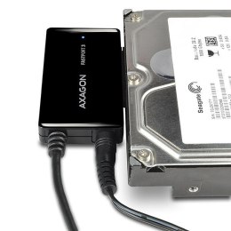 AXAGON Adapter, w tym zasilacz ADSA-FP3, USB 3.2 Gen 1 - SATA 6G HDD FASTport3