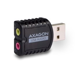 AXAGON Zewnętrzna karta dzwiękowa MINI ADA-10, USB 2.0, 48kHz/16-bit stereo, wejcie USB-A