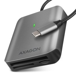 AXAGON Zewnętrzny czytnik kart CRE-S3C, USB-C 3.2 GEN 1, 3-slot & lun SD/microSD/CF, obsługa UHS-II