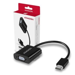 AXAGON Adapter FullHD, wyjście audio, micro USB złącze zasilania RVH-VGAN, HDMI -> VGA