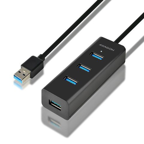 AXAGON HUB 4-portowy HUE-S2BL USB 3.2 Gen 1 charging hub 1.2m kabel micro USB