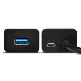 AXAGON HUB 4-portowy HUE-S2BL USB 3.2 Gen 1 charging hub 1.2m kabel micro USB