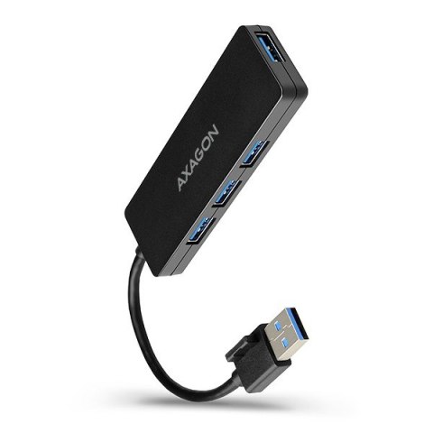 AXAGON Hub 4-portowy HUE-G1A, USB 3.2 Gen 1 SLIM, kabel Type-A 14cm