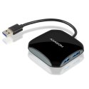 AXAGON Hub 4-portowy HUE-S1B USB 3.2 Gen 1 quatrtro hub 16cm kabel