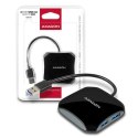 AXAGON Hub 4-portowy HUE-S1B USB 3.2 Gen 1 quatrtro hub 16cm kabel