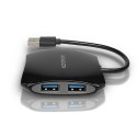 AXAGON Hub 4-portowy HUE-S1B USB 3.2 Gen 1 quatrtro hub 16cm kabel