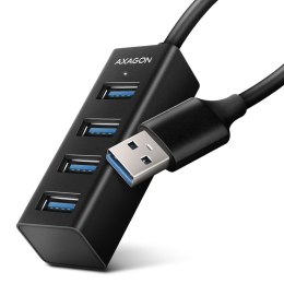 AXAGON Hub 4-portowy Mini metalowy USB 3.2 Gen 1 HUE-M1A, 20cm USB-A kabel