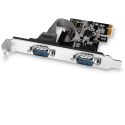 AXAGON Karta PCIe PCEA-S2N, 2x port szeregowy RS232 250 Kbpsw zestawie LP