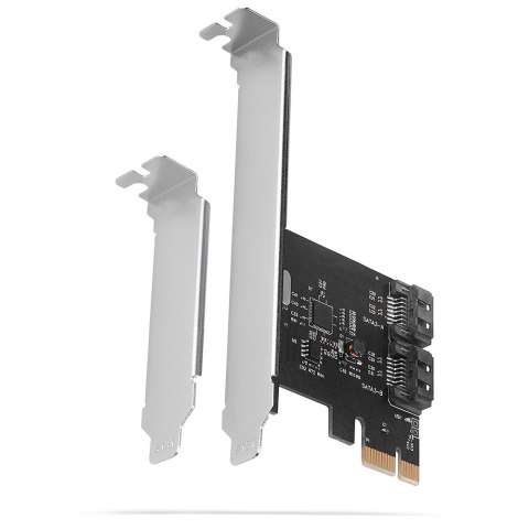 AXAGON Kontroler 2x wewnętrzny port SATA 6G, PCEU-SA2N PCI, ASM1061, SP LP