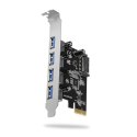 AXAGON Kontroler PCIe PCEU-430VL 4x port USB 3.2 GEN 1, UASP