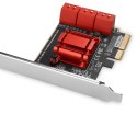 AXAGON PCIe kontroler 6x wewnętrzny port SATA 6G, PCES-SA6, ASM 1166, SP LP