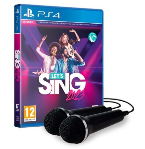 KOCH Gra PlayStation 4 Let's Sing 2023 + 2 mikrofony