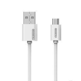 Kabel Somostel SMS-BP02 micro USB 3.1A Quick Charger 1.2m Powerline biały