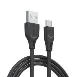 Kabel Somostel SMS-BT03 micro USB 3.1A Quick Charger QC 3.0 3m Powerline czarny