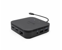 I-tec Stacja dokująca Thunderbolt 3 Travel Dock Dual 4K Display Power Delivery 60W + i-tec Universal Charger 77 W