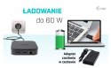 I-tec Stacja dokująca Thunderbolt 3 Travel Dock Dual 4K Display Power Delivery 60W + i-tec Universal Charger 77 W