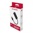 AXAGON Hub 4-portowy Mini metalowy USB 3.2 Gen 1 HUE-M1A, 20cm USB-A kabel