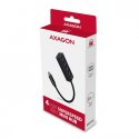 AXAGON Hub 4-portowy Mini metalowy USB 3.2 Gen 1, HUE-M1C, 20cm USB-C kabel