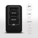 AXAGON Ładowarka sieciowa ACU-DS16, SMART 16W, 2x port USB-A, 5V/2.2A + 5V/1A