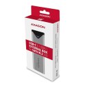 AXAGON Obudowa zewnętrzna aluminiowa EEM2-U3C, USB-C 3.2 Gen 1 - M.2 SATA SSD długość 42 do 80mm