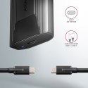 AXAGON Obudowa zewnętrzna aluminiowa bezśrubowa EEM2-GTS, USB-C 3.2 GEN 2 M.2 NVMe SSD