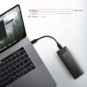 AXAGON Obudowa zewnętrzna aluminiowa bezśrubowa EEM2-GTS, USB-C 3.2 GEN 2 M.2 NVMe SSD