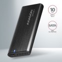 AXAGON Obudowa zewnętrzna aluminiowa bezśrubowa EEM2-SBC USB-C 3.2 GEN 2 M.2 SATA SSD